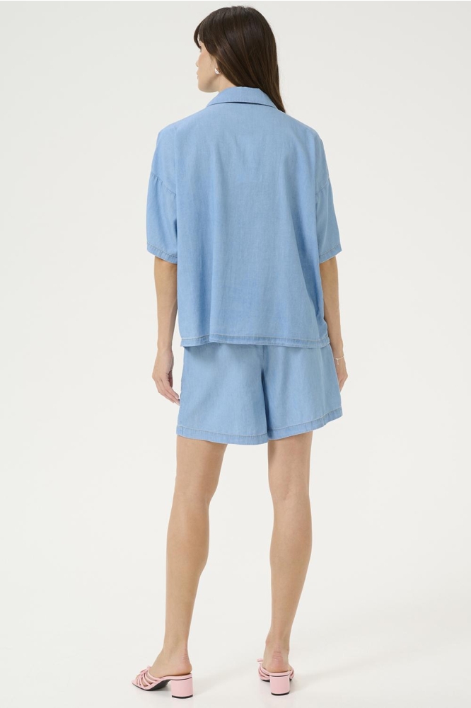 CUCITHA AURELIA BLOUSE 50111805 500027 LIGHT BLUE WASH